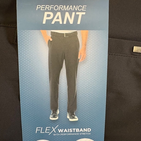 Greg Norman 34x32 Men’s Performance Flex Waistband Pants, Black NWT - Picture 5 of 16